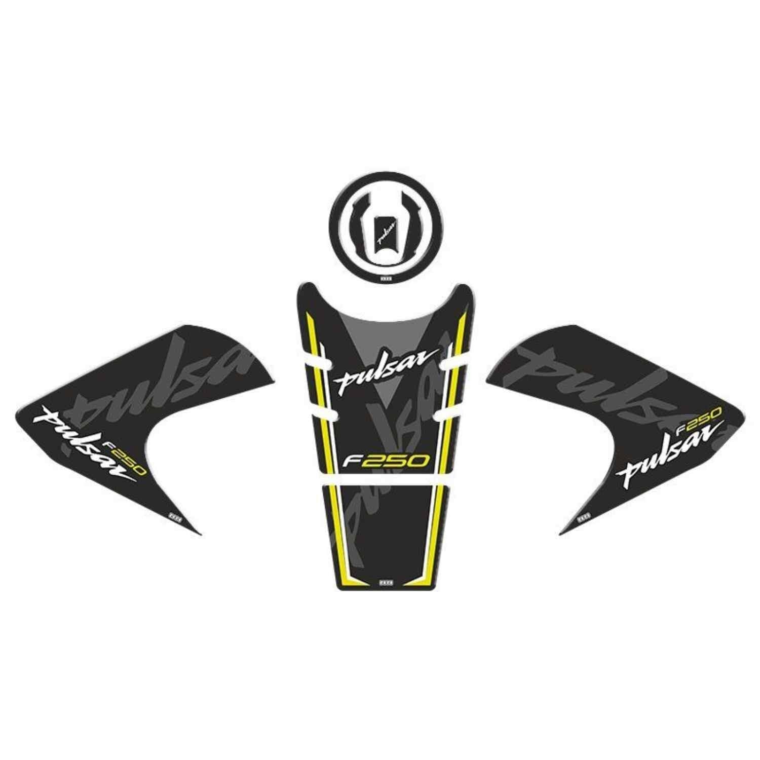 Bajaj Pulsar F250 2022 - 2024 Uyumlu Tank Pad Set 005