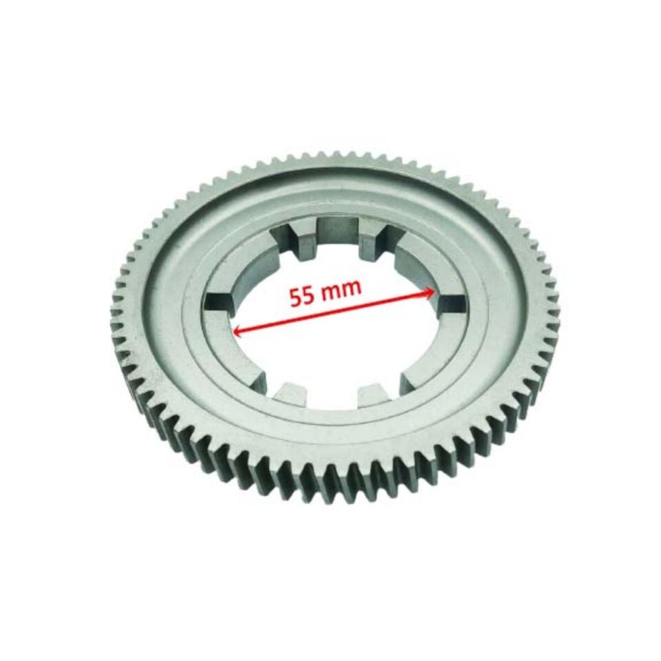 E-Yükdif.Büyük Dişli İç 55X73T 8 Çap Kanal Bombeli
