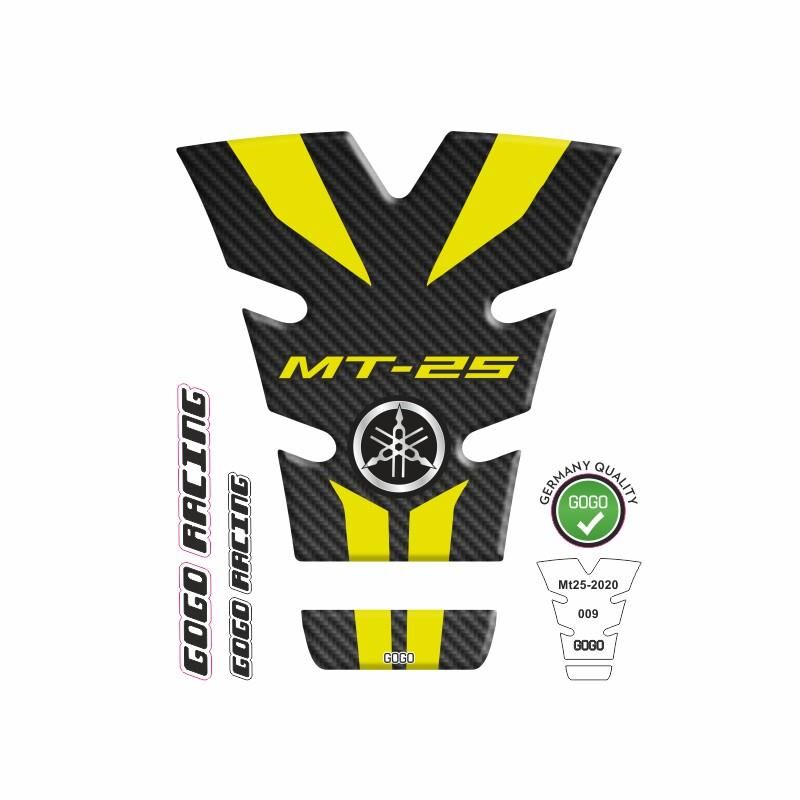 Yamaha Mt-25 2020 - 2024 Uyumlu Tank Pad 009