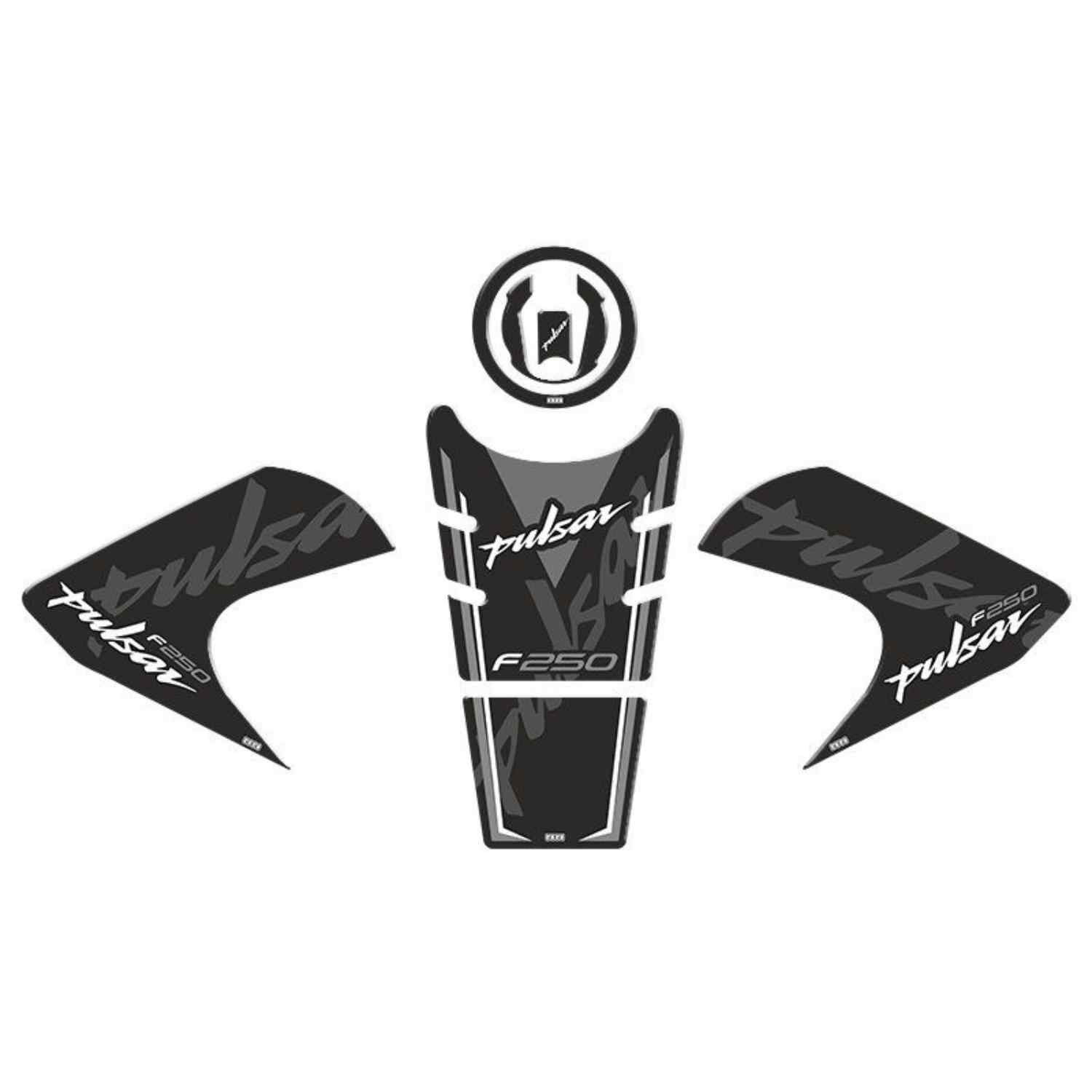 Bajaj Pulsar F250 2022 - 2024 Uyumlu Tank Pad Set 006