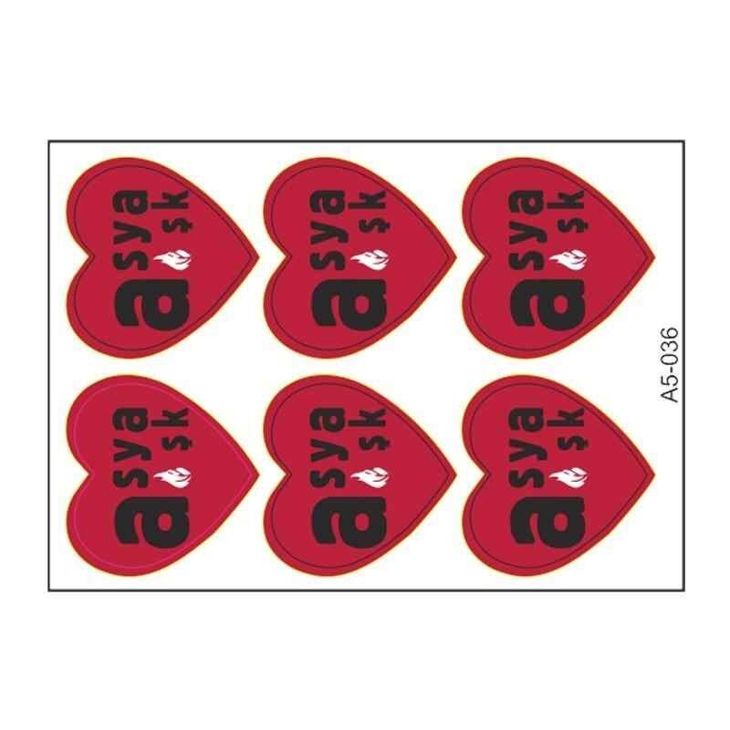 A5 Sticker 048 Tek Paket Çoklu