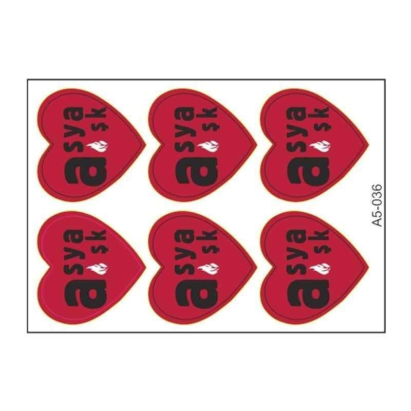 A5 Sticker 048 Tek Paket Çoklu