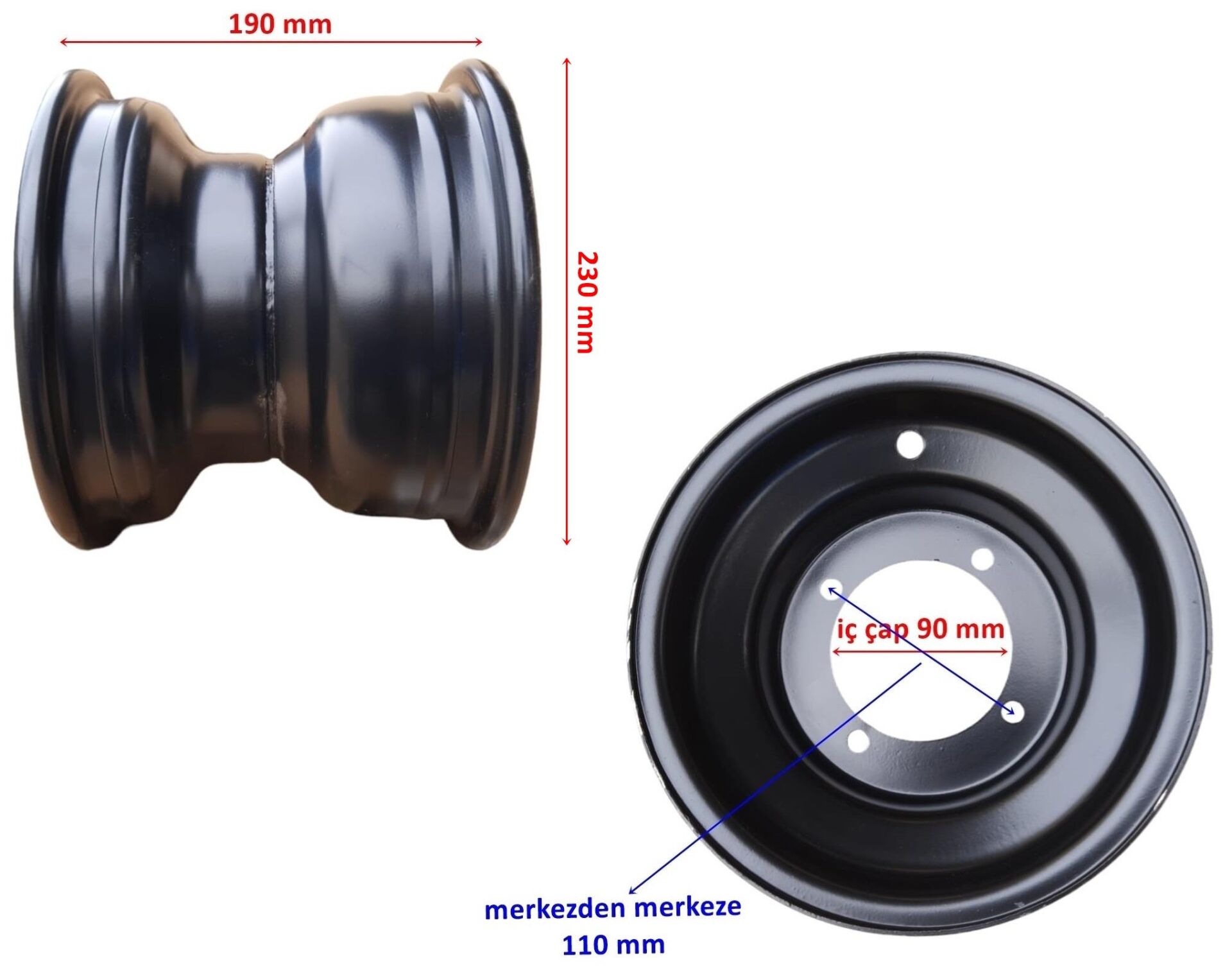 Atv Arka Jant Fjx 150 Off Road 8 Orj