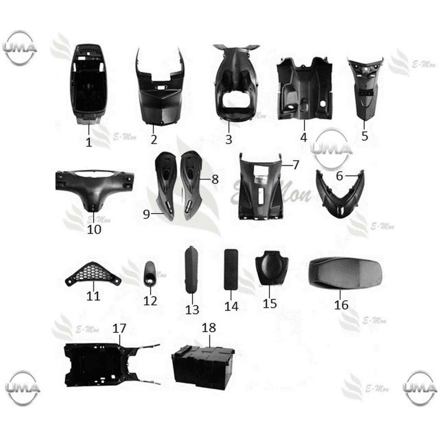 E-Mon Duo Sele Siyah Orj