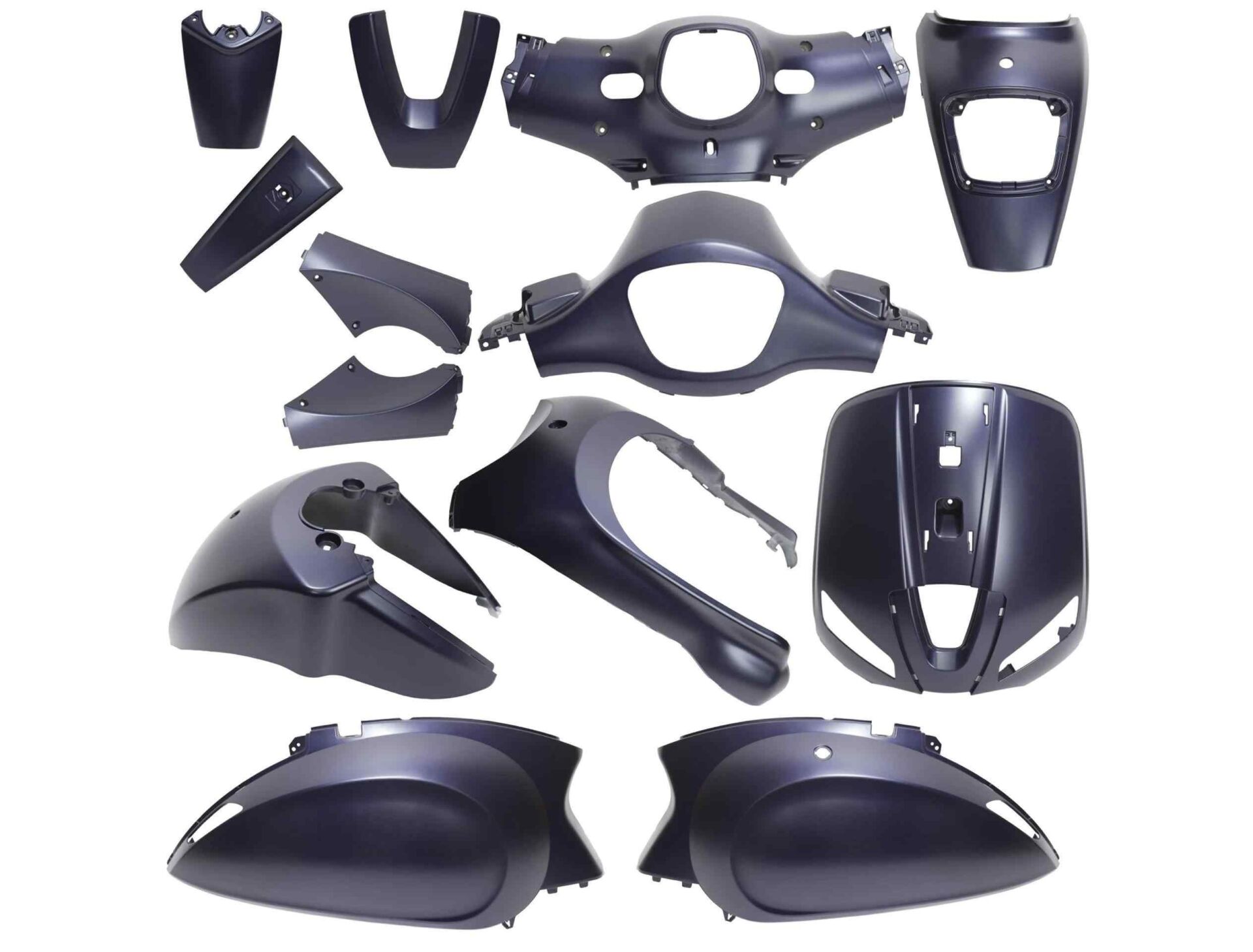 Mondial Scooter Wing 50 Kaporta Seti Mat Mavi 13 Parça