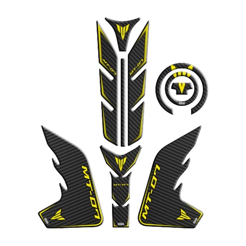 Yamaha Mt07 2018 - 2020 Uyumlu Tank Pad Set 001